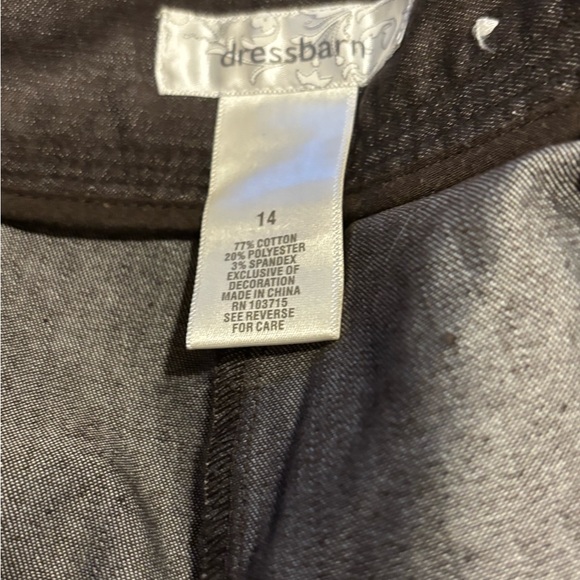 dressbarn Men's Dark Brown Straight-Leg Pants - Picture 3 of 7